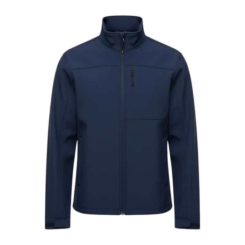 Veste de travail imperméable pour homme avec col montant et fermeture éclair