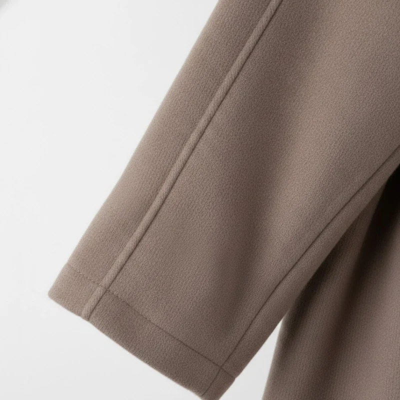 Manteau court pour femme avec ceinture et col en V croisé veste décontractée