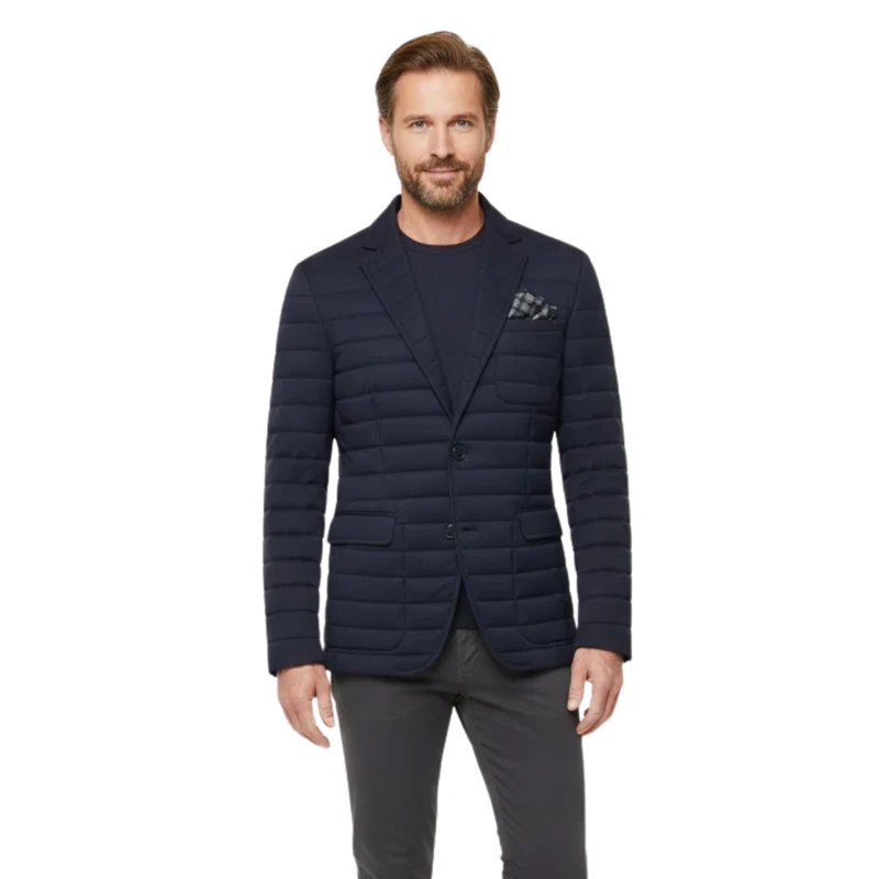 Veste de costume homme ajustée et sophistiquée – Style britannique classique, manteau d’hiver