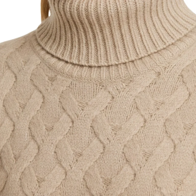 Pull Femme Mode Oversize en Cachemire Épais