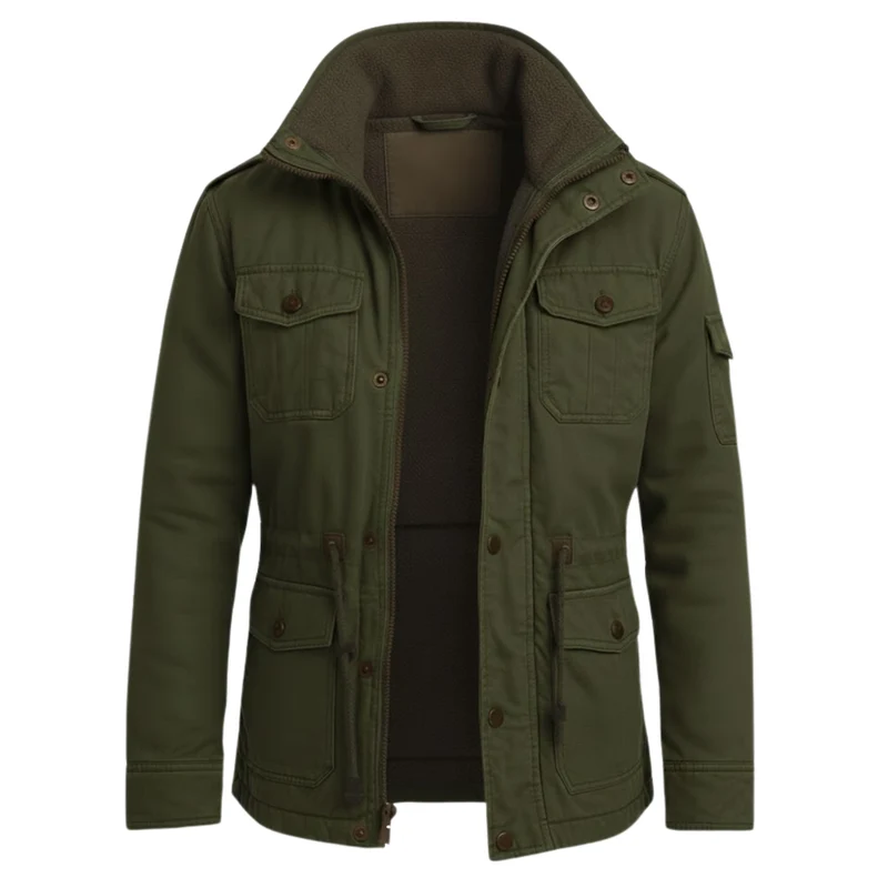 Manteaux d’hiver à capuche pour hommes, vêtements de travail tactiques en coton épais et pelucheux, blousons tactiques bomber