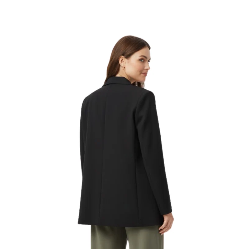 Blazer Femme Vintage à Boutonnage Croisé pour le Bureau