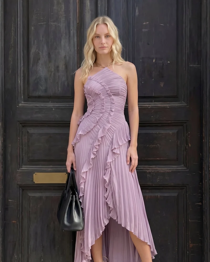 Robe Midi à Volants pour Femme | Idéale pour les Événements Spéciaux