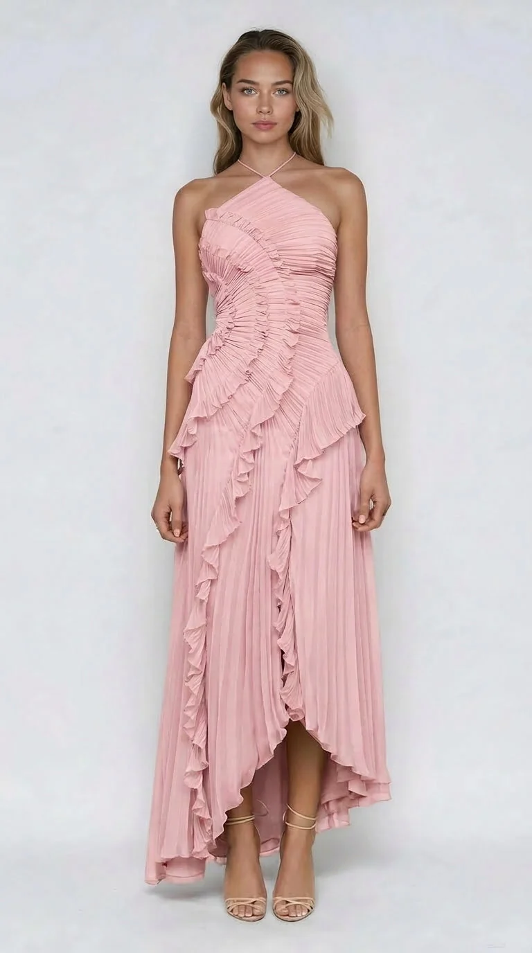 Robe Midi à Volants pour Femme | Idéale pour les Événements Spéciaux