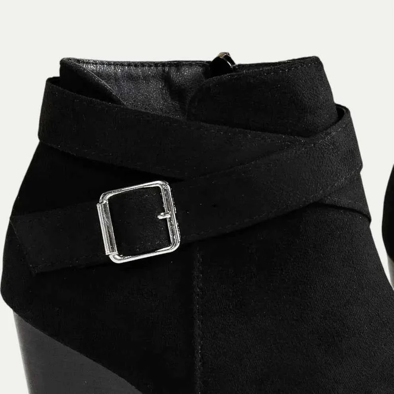 Bottines Martin À Talons Épais Pour Femme | Idéales Pour l'Automne