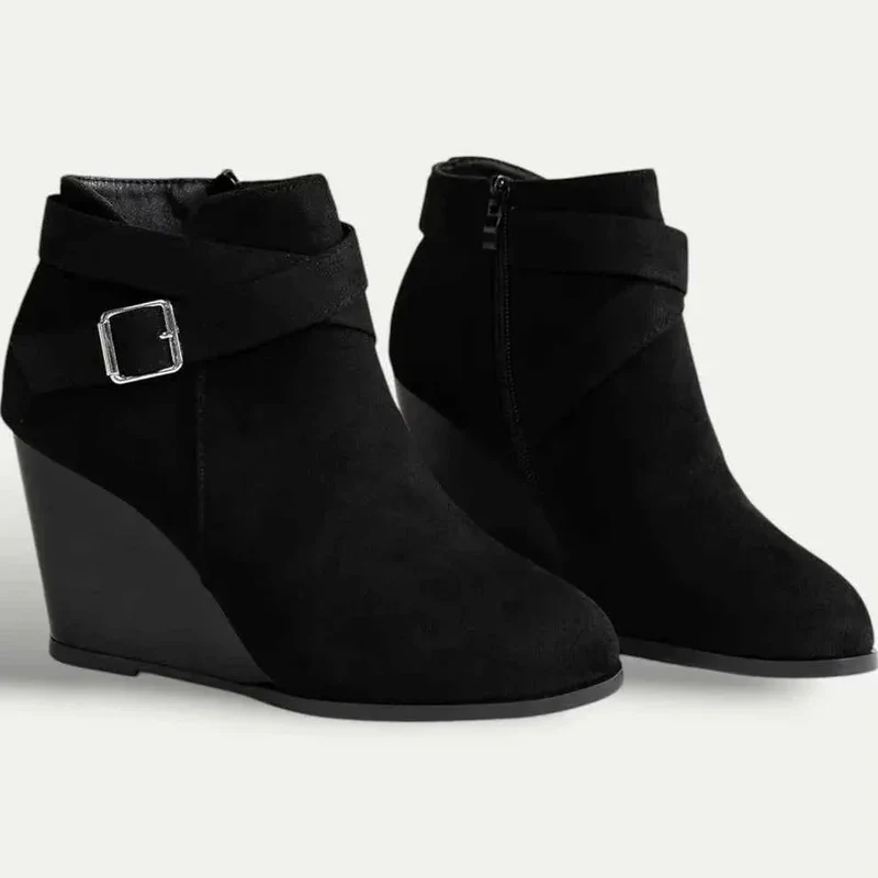 Bottines Martin À Talons Épais Pour Femme | Idéales Pour l'Automne