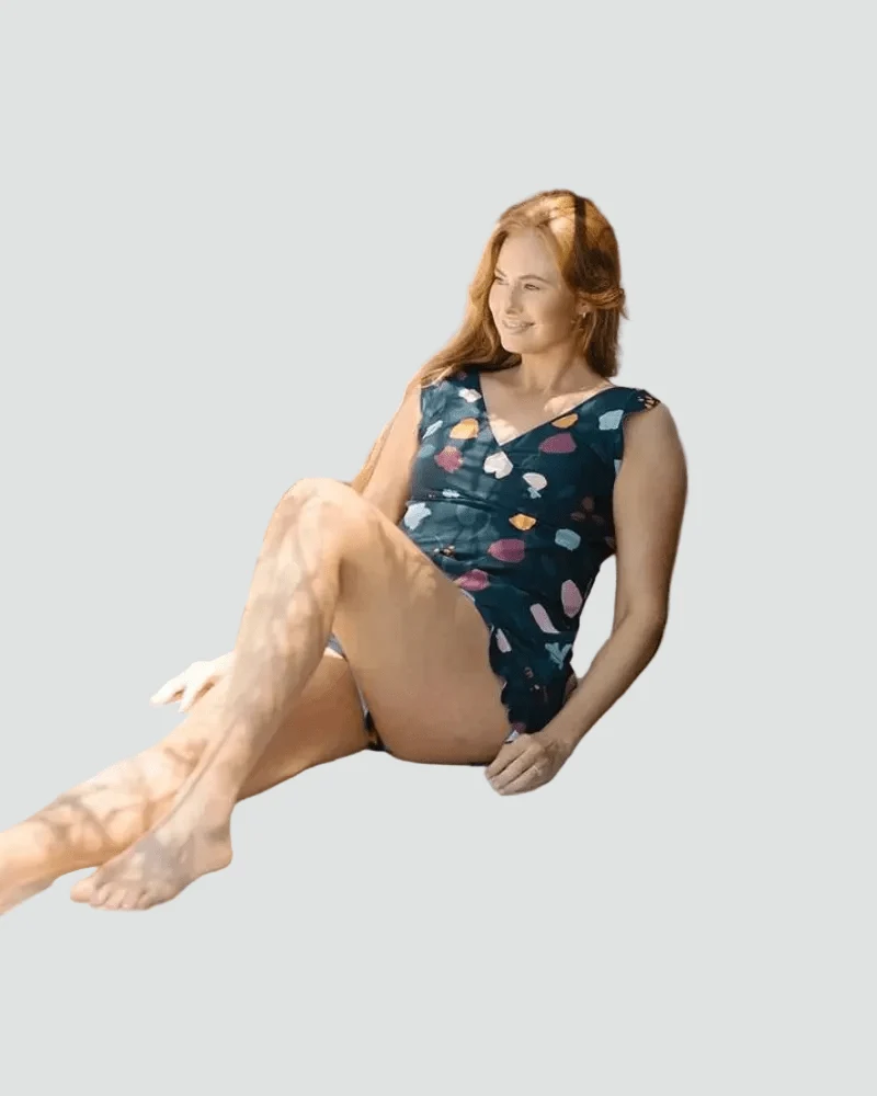 Maillot de bain une pièce sculptant pour femme | Idéale pour la plage