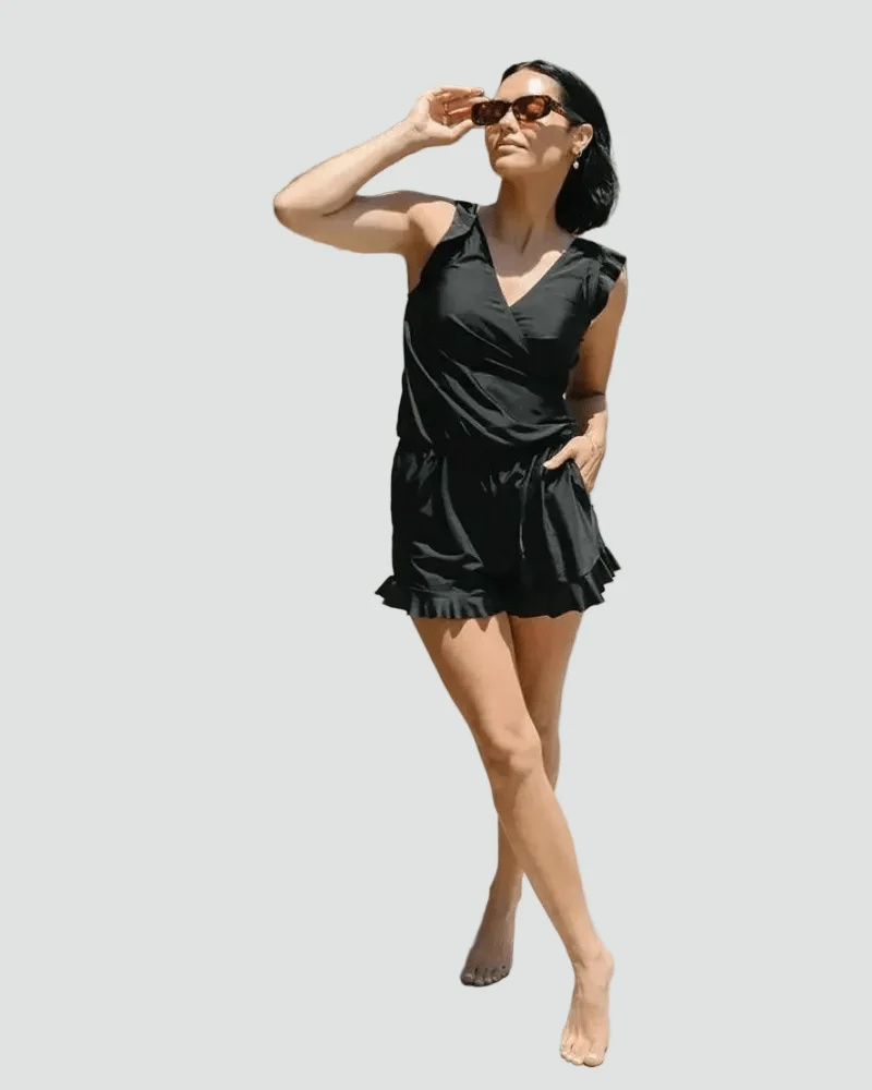 Maillot de bain une pièce sculptant pour femme | Idéale pour la plage