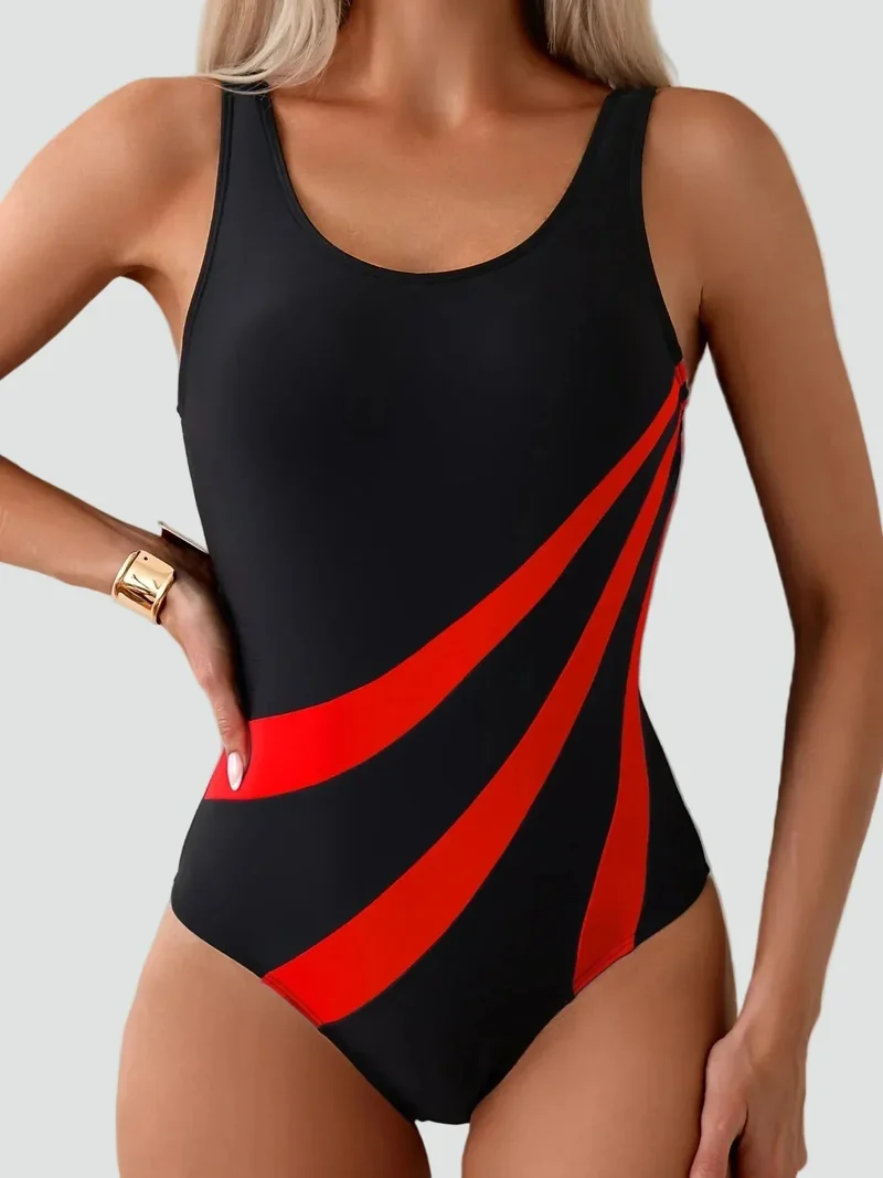 Maillot de Bain Une Pièce Sculptant pour Femme | Idéal pour la Natation