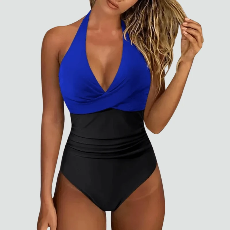 Maillot de Bain Une Pièce Sculptant Décolleté en V pour Femme | Idéale pour l'Été