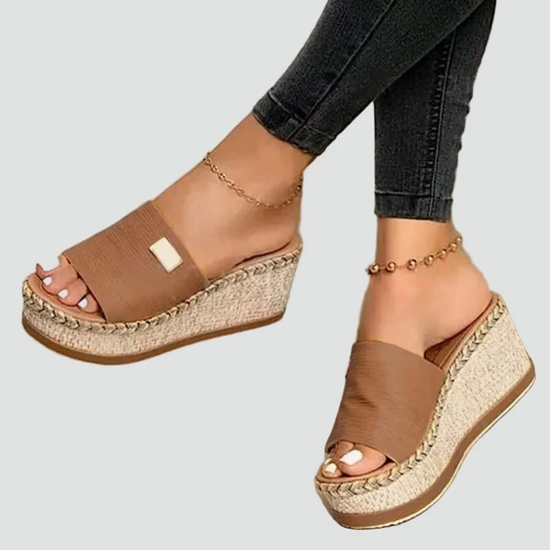 Sandales Compensées Orthopédiques pour Femme | Idéales pour l'Été