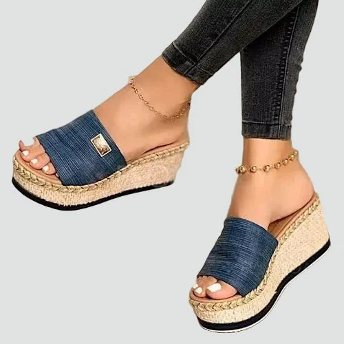 Sandales Compensées Orthopédiques pour Femme | Idéales pour l'Été