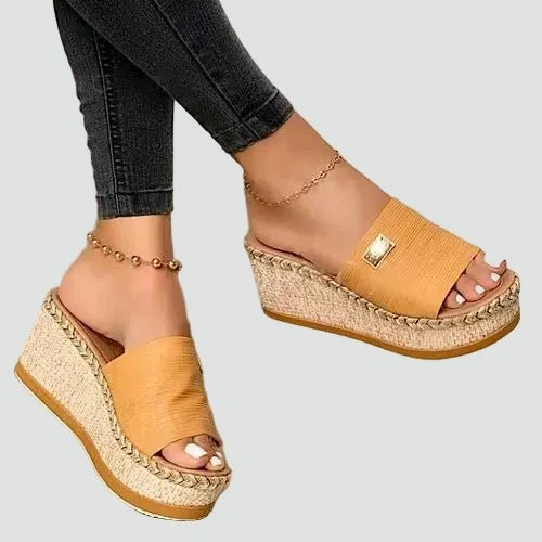 Sandales Compensées Orthopédiques pour Femme | Idéales pour l'Été