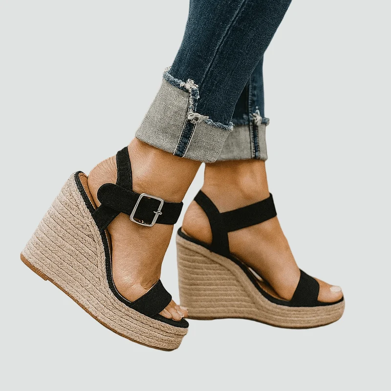 Sandales Compensées Orthopédiques à Bride pour Femme | Idéales pour l'Été