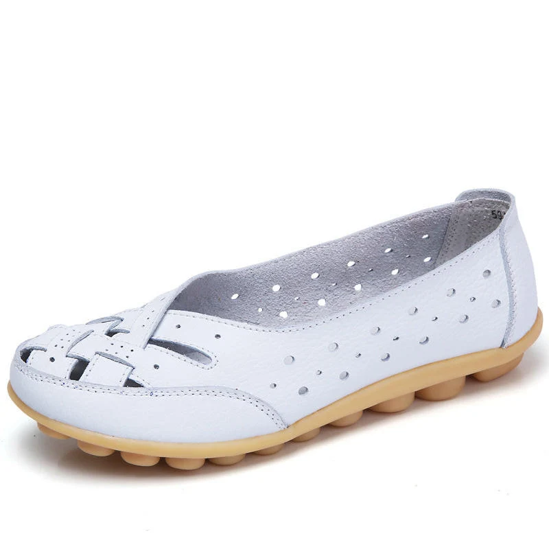 Ballerines En Cuir Microfibre Confortables Pour Femme | Idéales pour le Quotidien