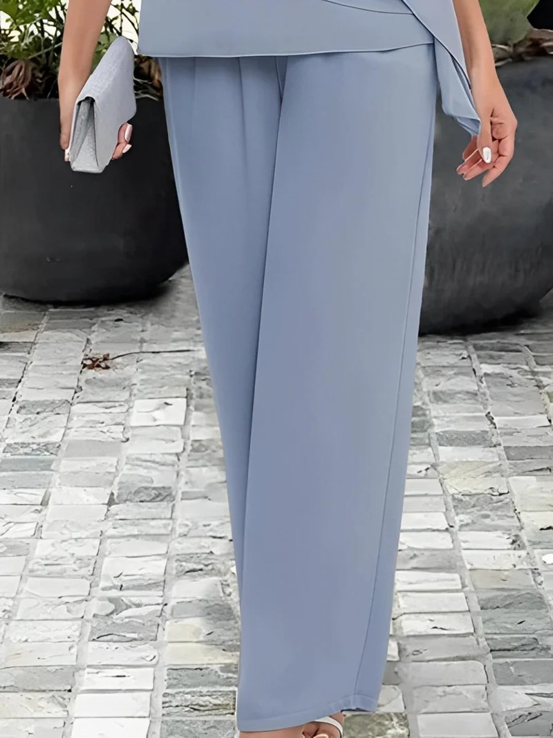 Ensemble Deux Pièces Élégant à Manches Volantes pour Femme | Idéal pour le Printemps