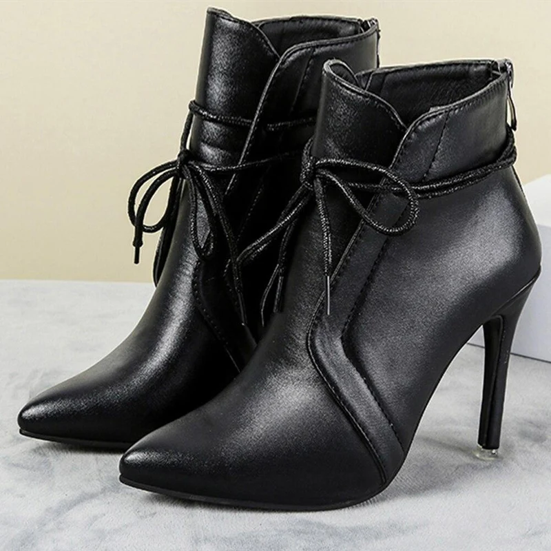 Bottines à Talons Fins et Bout Pointu pour Femme | Idéales pour le Quotidien