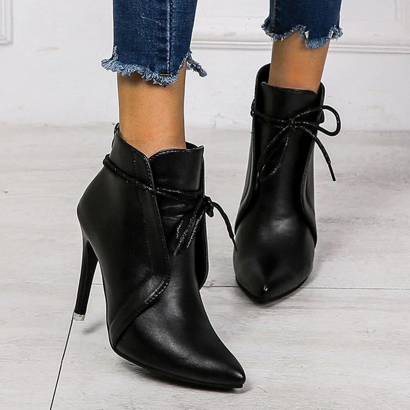 Bottines à Talons Fins et Bout Pointu pour Femme | Idéales pour le Quotidien