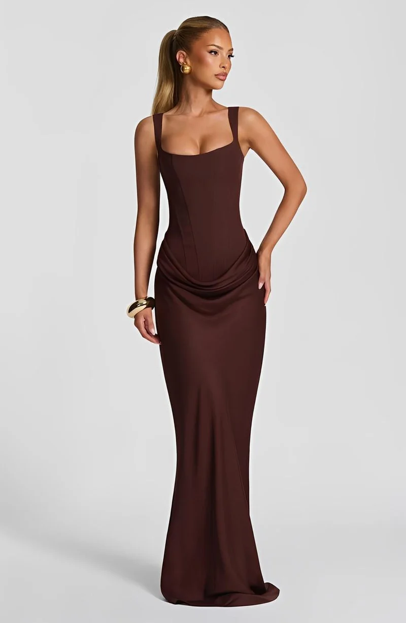 Robe Longue à Bretelles pour Femme | Idéale pour les Sorties