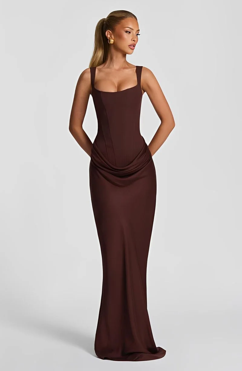 Robe Longue à Bretelles pour Femme | Idéale pour les Sorties