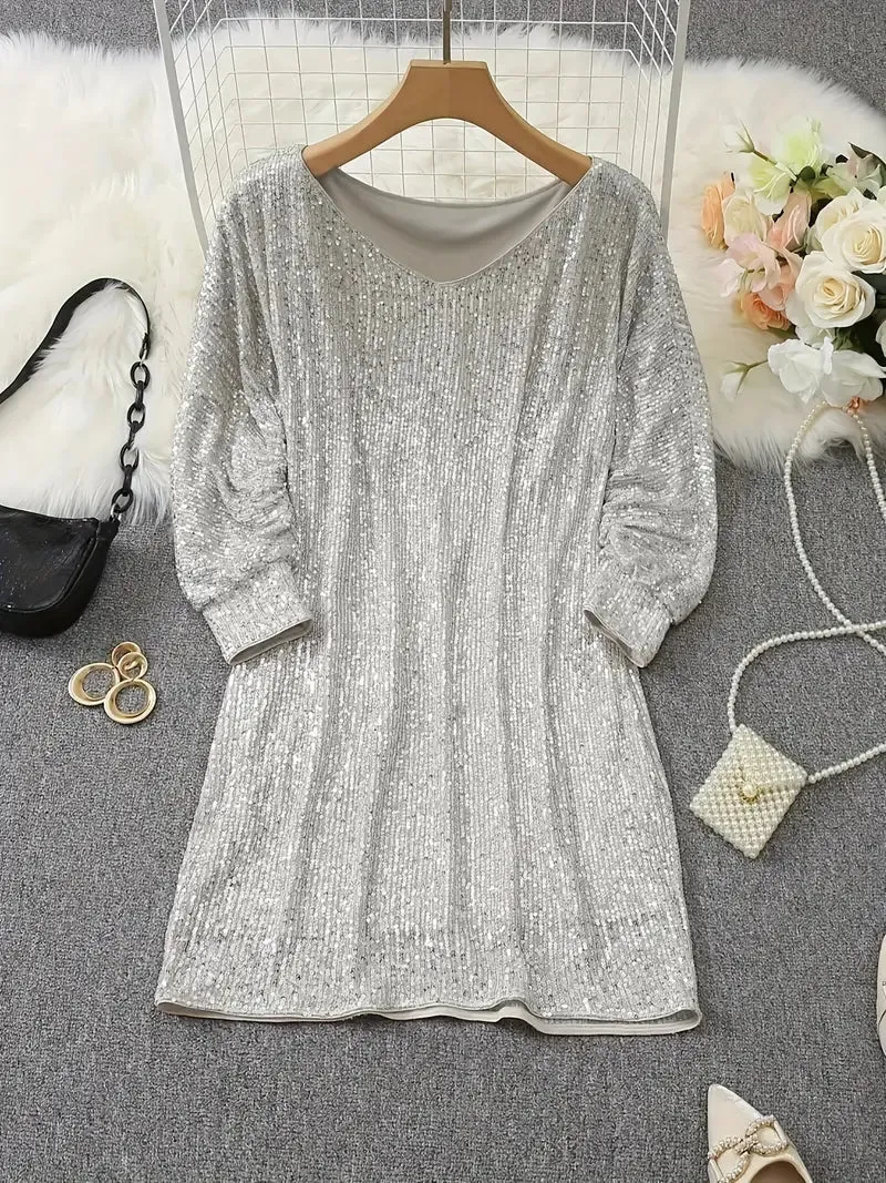 Robe à Sequins pour Femmes