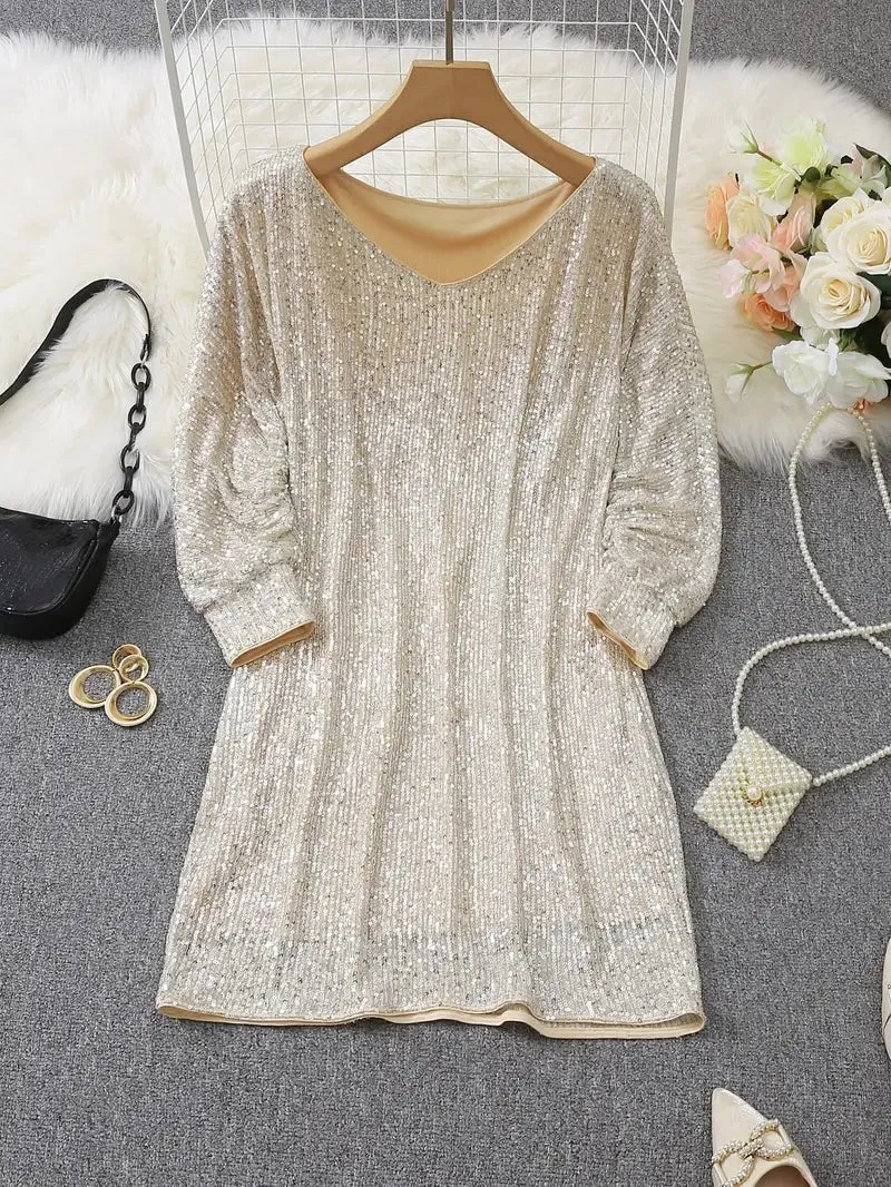 Robe à Sequins pour Femmes