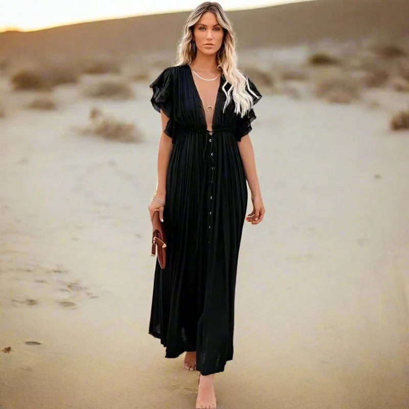 Robe de plage bohème décontractée pour femmes