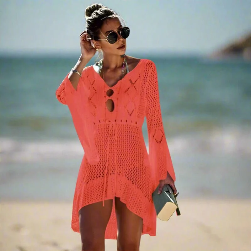 Tunique de plage en crochet pour femmes