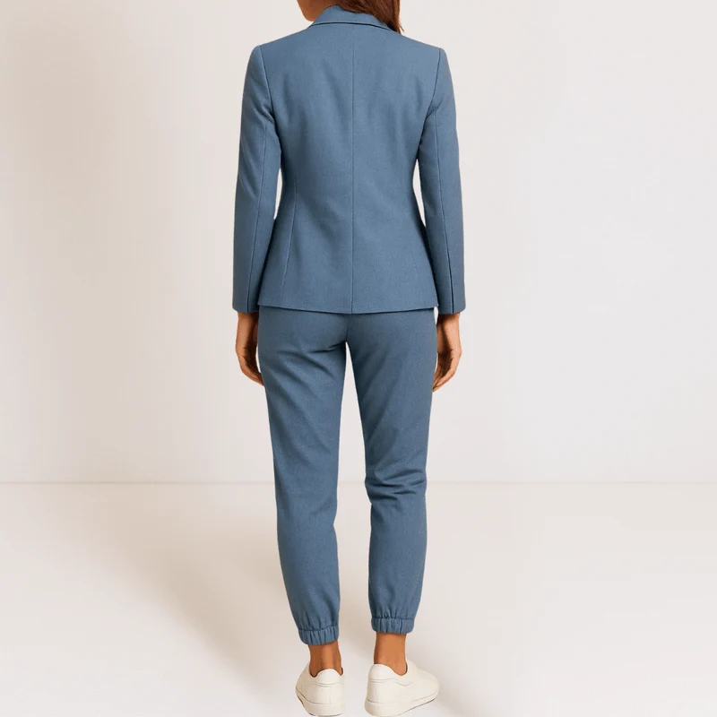 Ensemble deux pièces pour femme en doux mélange de coton
