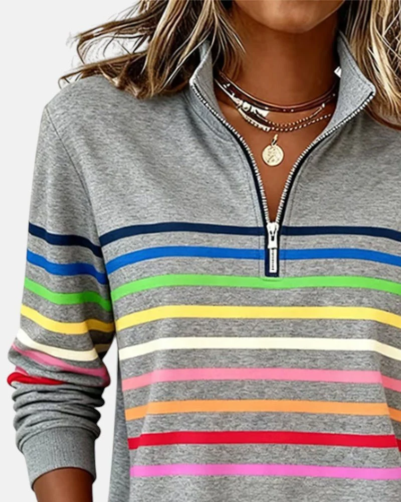 Pull rayé pour femmes