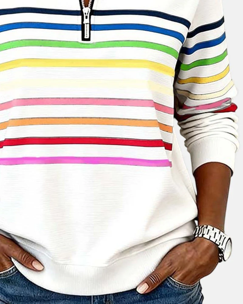 Pull rayé pour femmes
