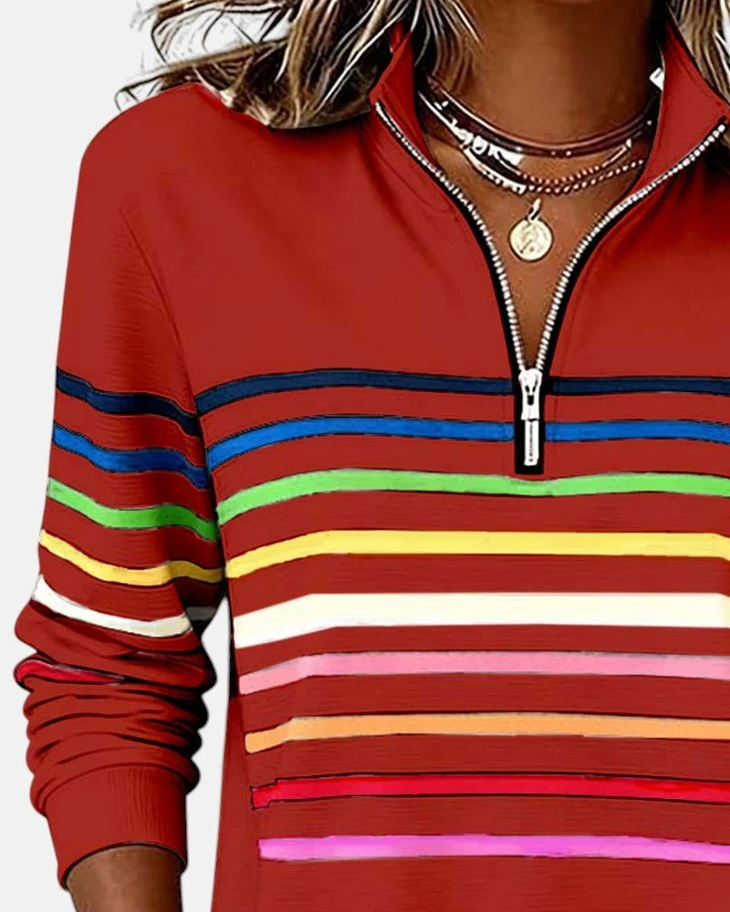 Pull rayé pour femmes