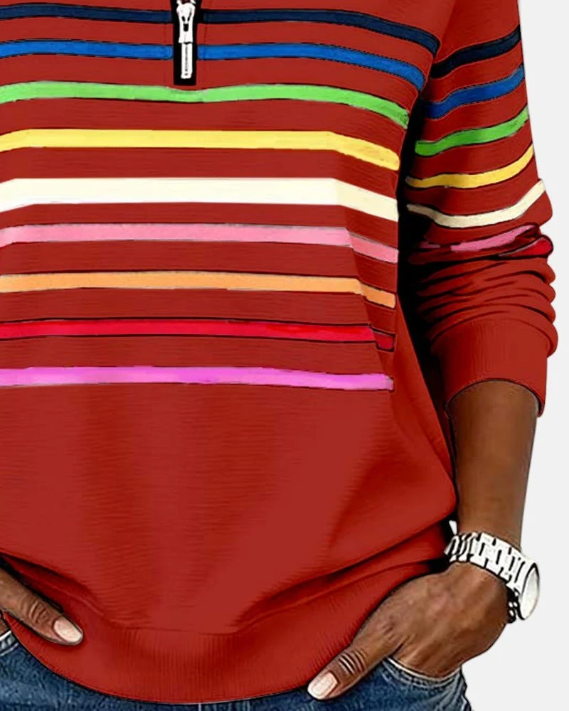 Pull rayé pour femmes