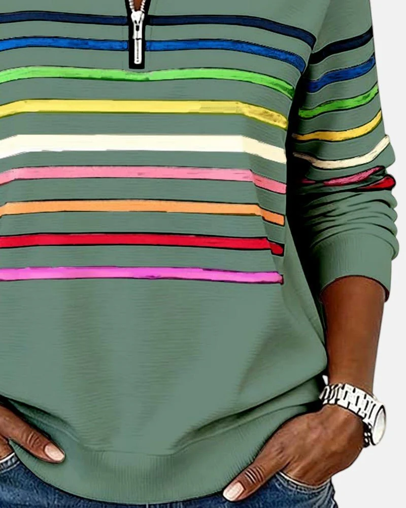 Pull rayé pour femmes