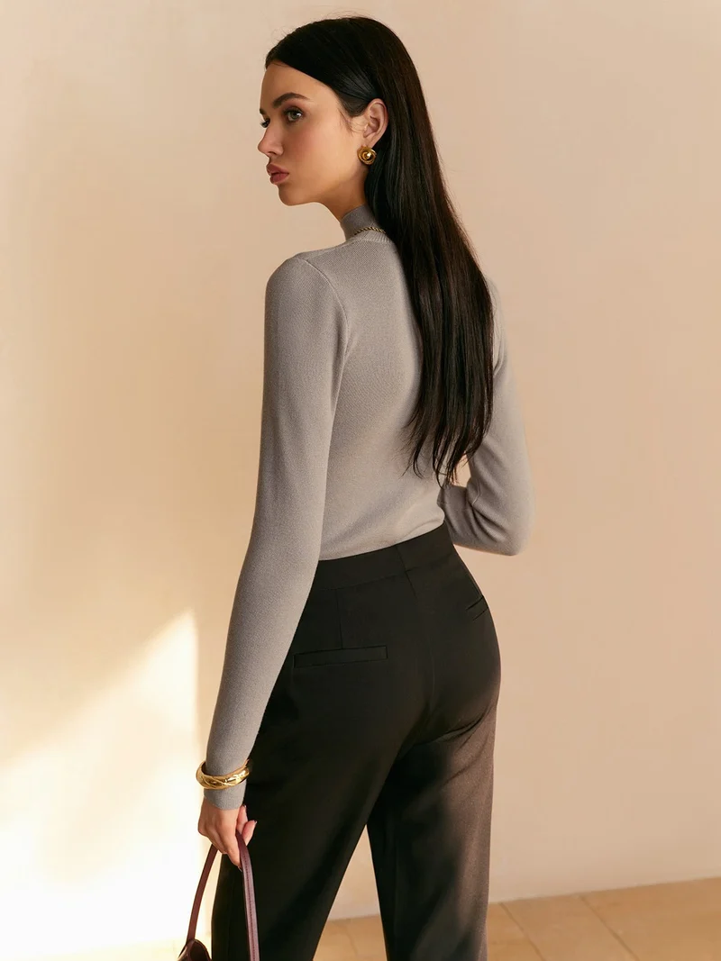 Haut à col montant pour Femme