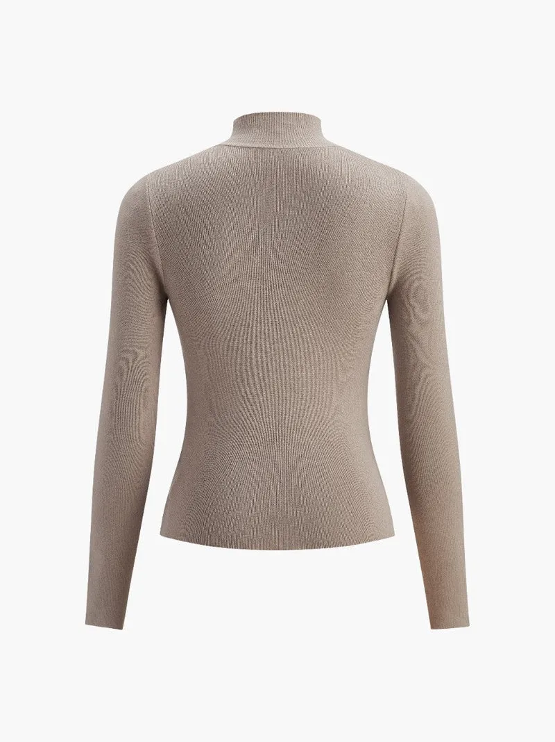Haut à col montant pour Femme