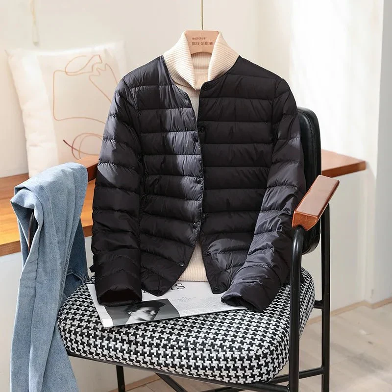 Doudoune ultra légère en nylon pour Femme