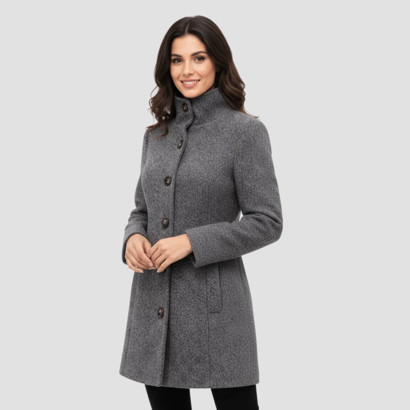 Manteau Élégant Structuré pour Femmes