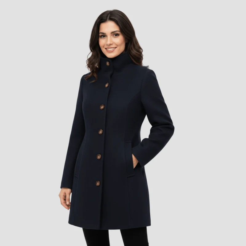 Manteau Élégant Structuré pour Femmes