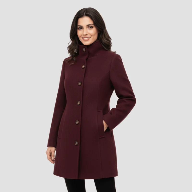 Manteau Élégant Structuré pour Femmes