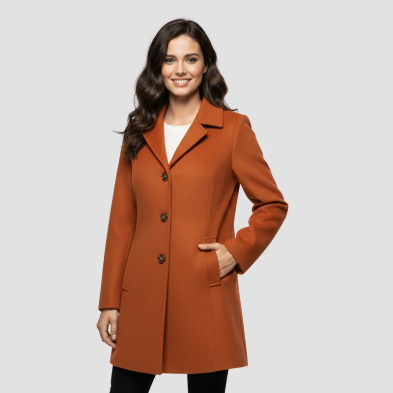 Manteau Élégant Structuré pour Femmes