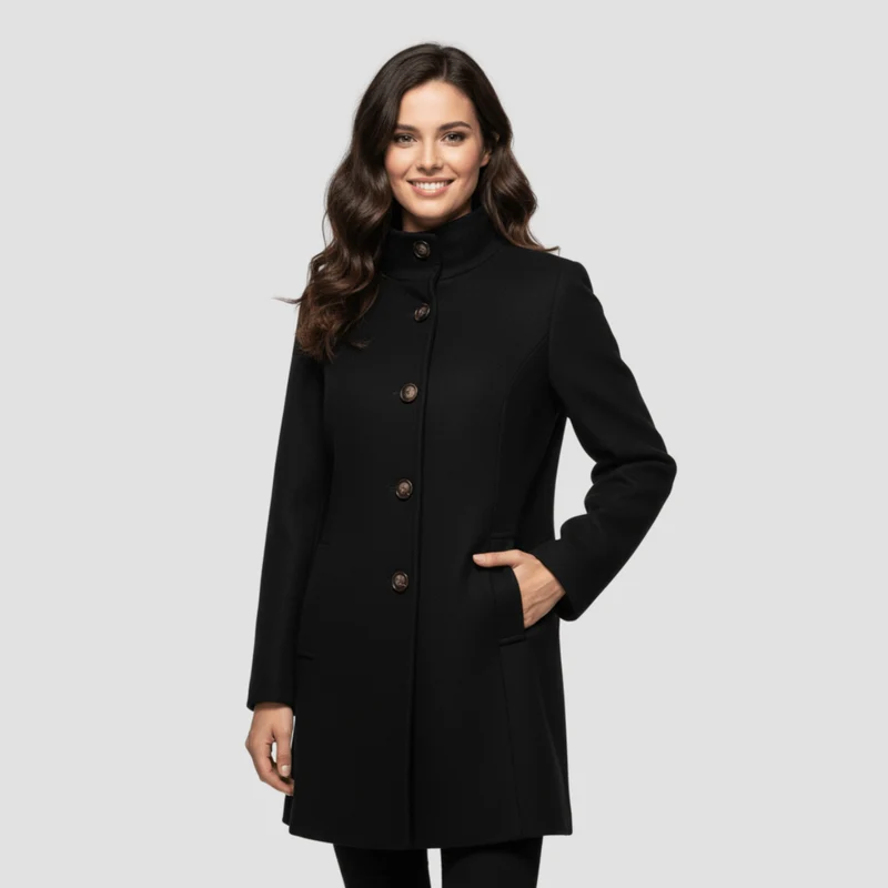 Manteau Élégant Structuré pour Femmes
