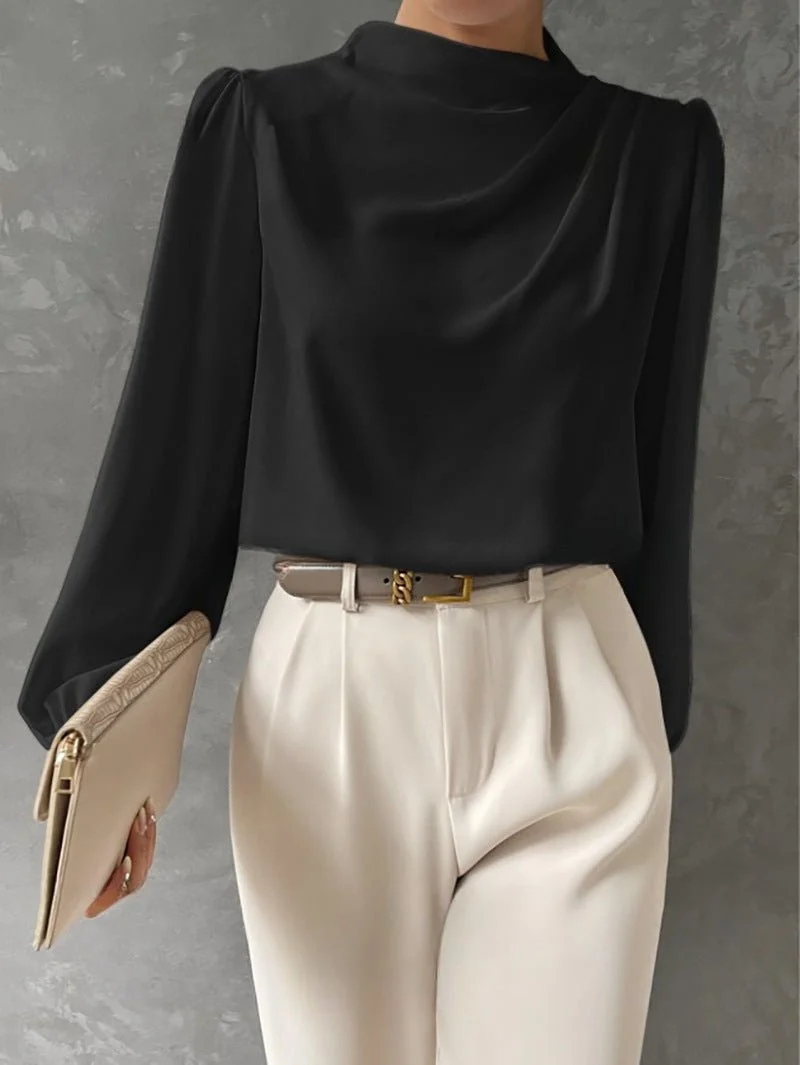 Blouse Satinée pour Femme