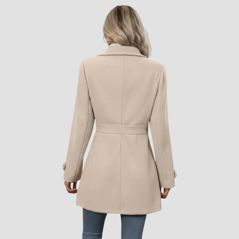 Manteau Élégant Mi-Long pour Femme
