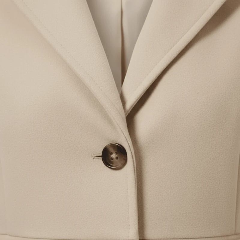 Manteau Élégant Mi-Long pour Femme