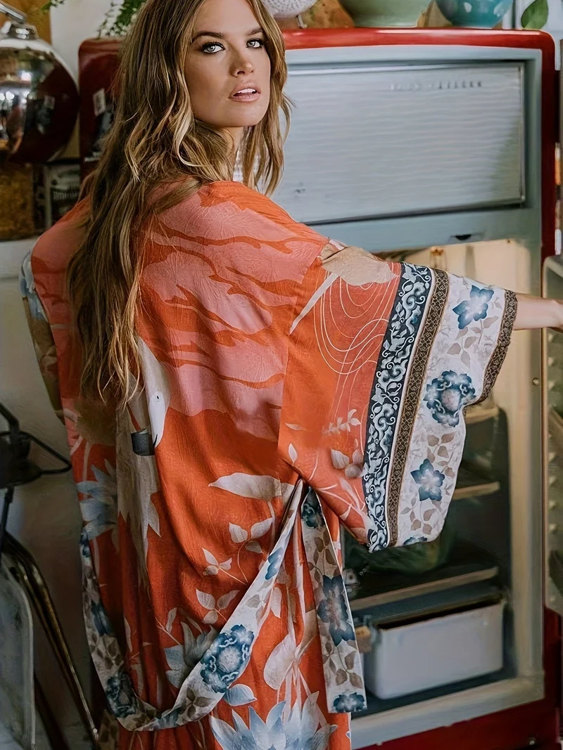 Kimono en coton pour Femme