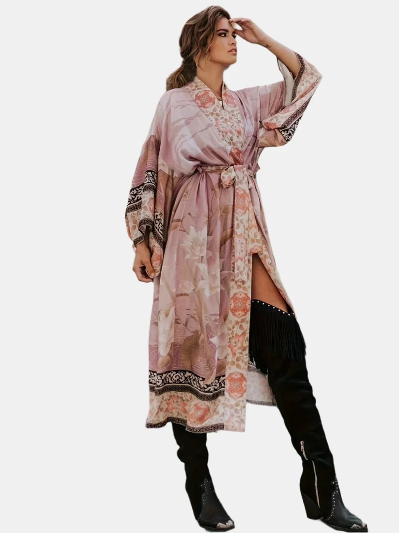 Kimono en coton pour Femme