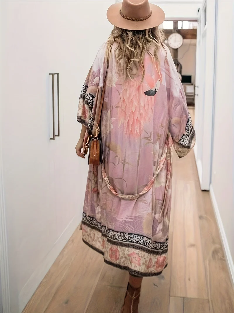 Kimono en coton pour Femme