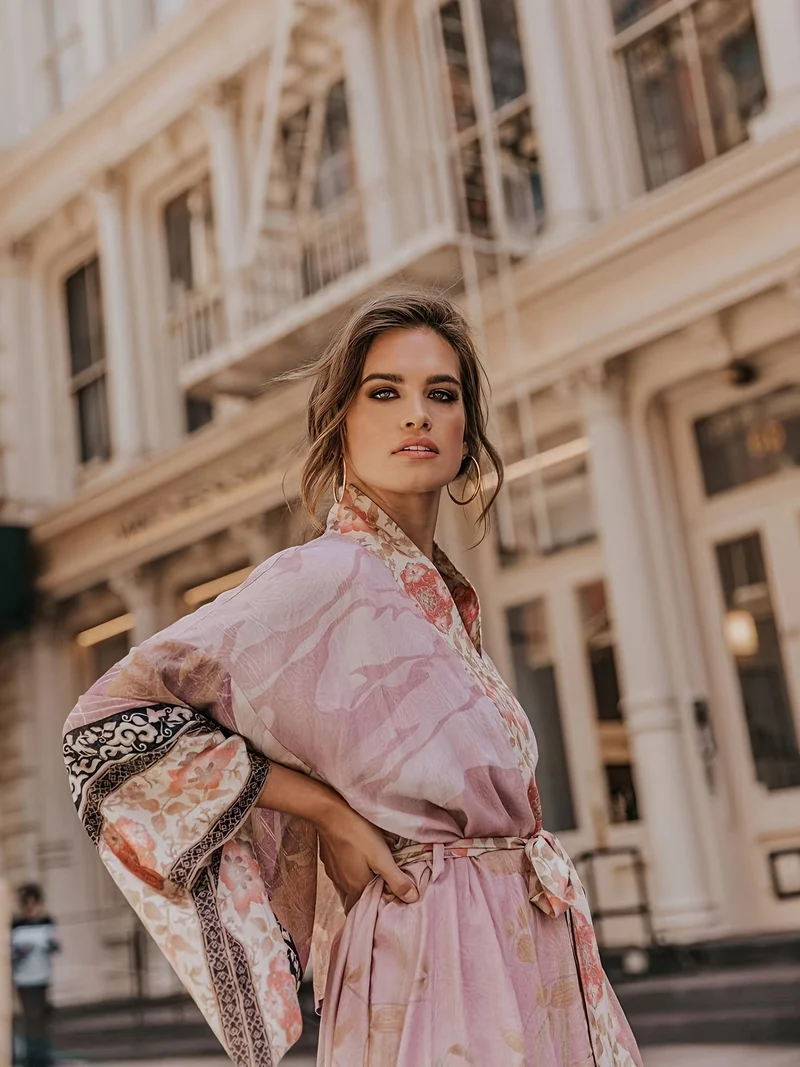 Kimono en coton pour Femme