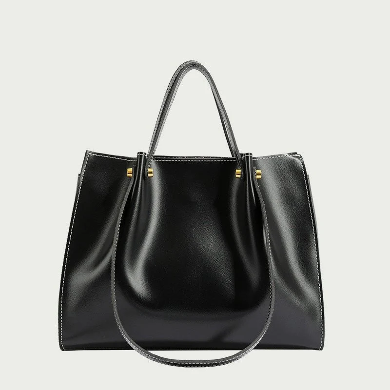 Sac Porté Épaule en Cuir Végétalien pour Femme